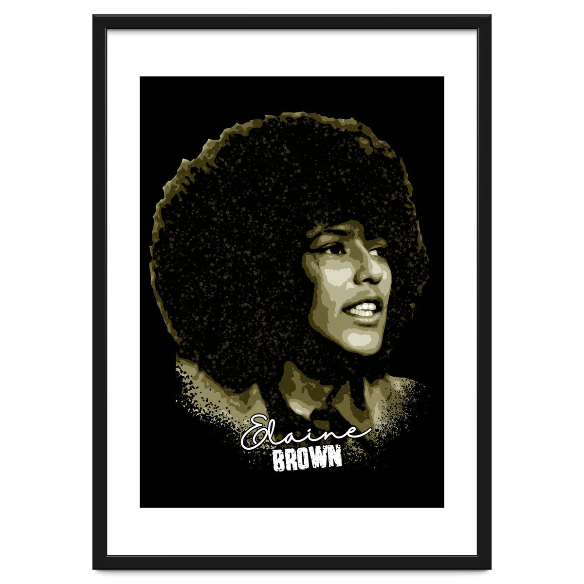 Vintage Elaine Brown American Prison Activist