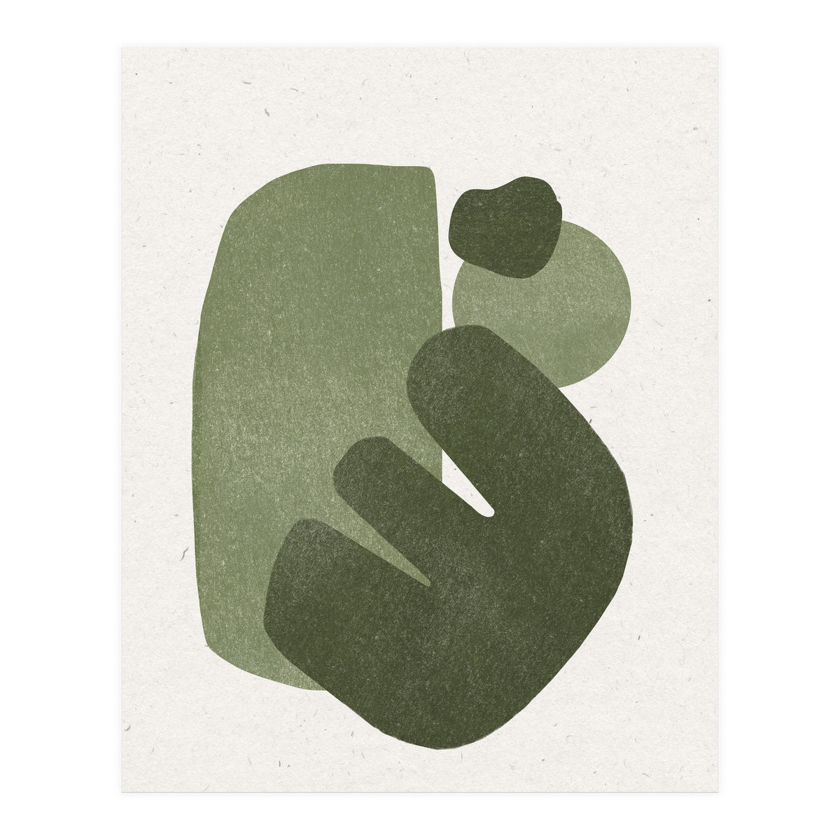 GREEN SHAPES NO.1 (Print Only)