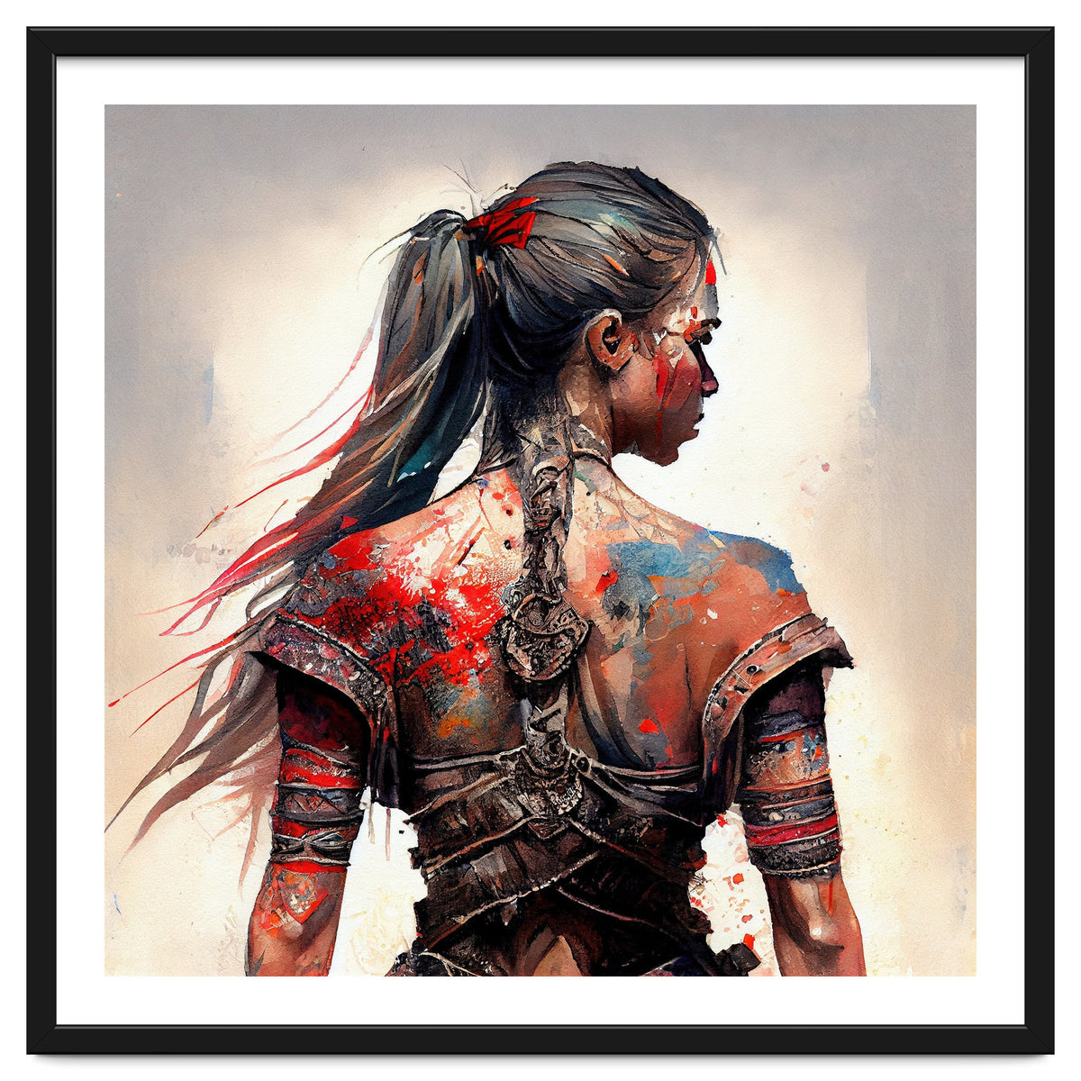 Powerful Warrior Back Woman #4