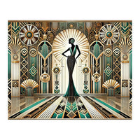 Art Deco Glamour Woman (Print Only)