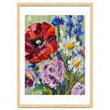 Vibrant Wildflower Meadow Oil Painting thumbnail
