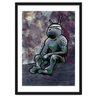 Sitting Sluggy (Lwuba 049 Meku Sitting Watercolor)