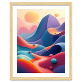 Colorful Surreal Dreamscape Digital Art thumbnail