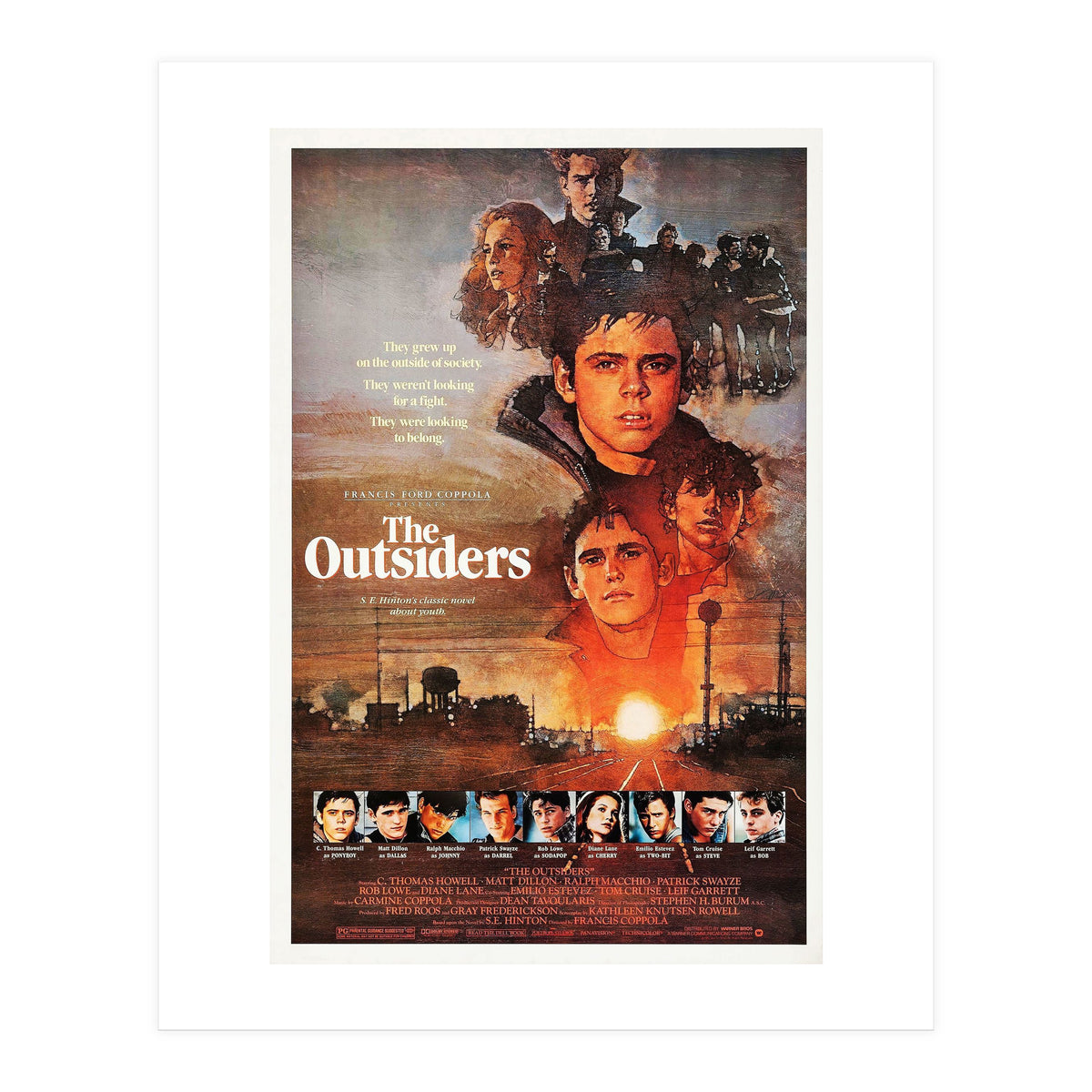 THE OUTSIDERS (1983), directed by FRANCIS FORD COPPOLA. (Print Only)