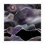 Black & Silver Glitter Agate Texture 01  (Print Only) thumbnail