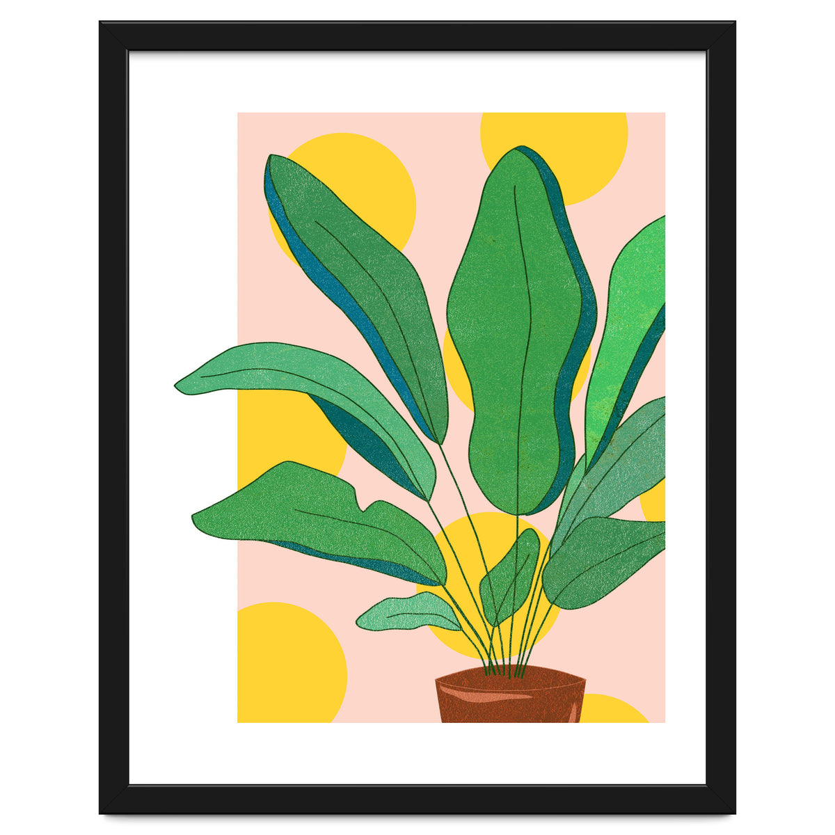 Pastel Plants Love, Botanical Nature Illustration, Gardening Blush Growth, Positive Vibes Mindset Hope