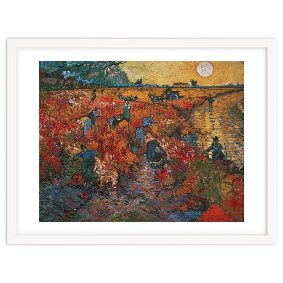 The red Vineyard at Arles,1888. Canvas,73 x 91 cm.