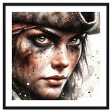 Fierce Pirate Captain Portrait thumbnail