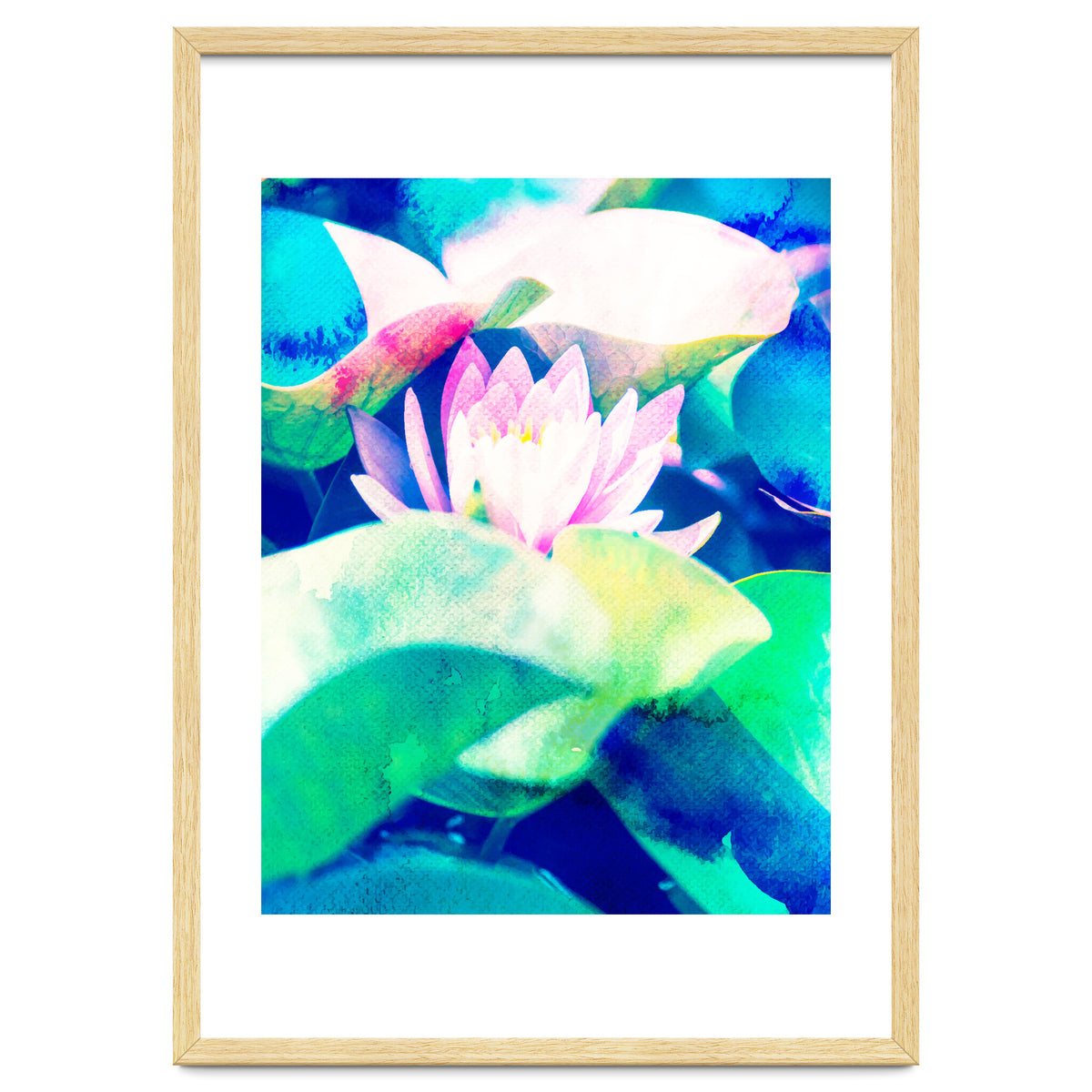 Watercolor Lotus
