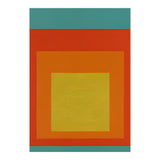 JOSEF ALBERS - HOMAGE TO THE SQUARE GREEN RED YELLOW ORANGE  (Print Only) thumbnail