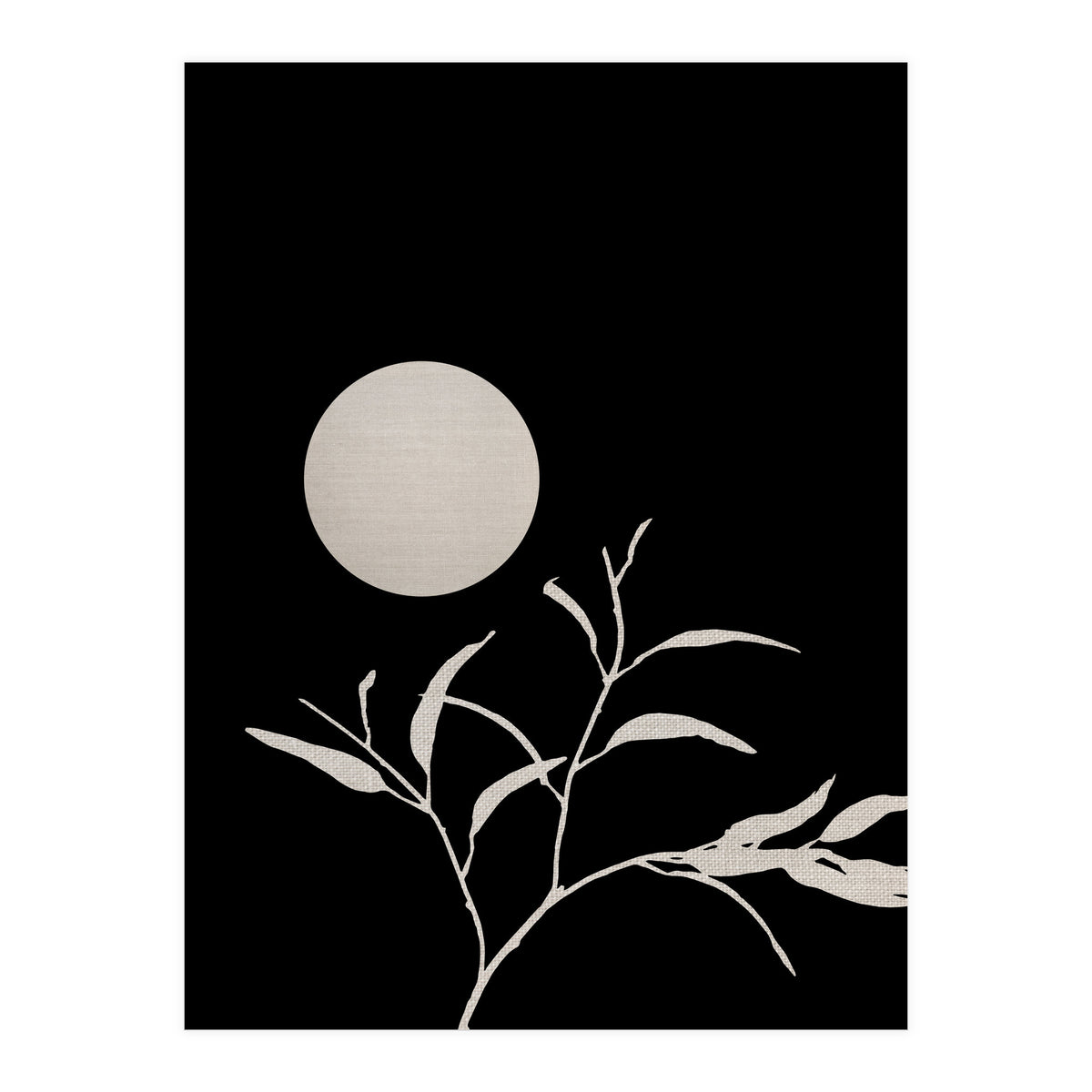 Moon & Leaf (Print Only)