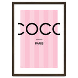 Paris Fashion Quote Art, Coco Chanel, Chic Decor thumbnail