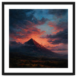 Majestic Mountain Peak at Sunset thumbnail