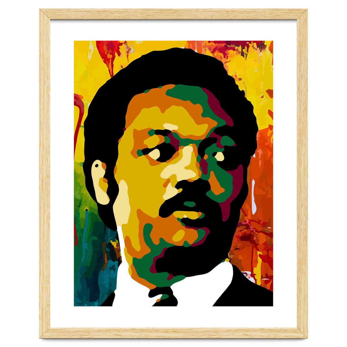 Jesse Jackson Colorful Abstract Art