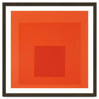 JOSEF ALBERS - HOMAGE TO THE SQUARE RED