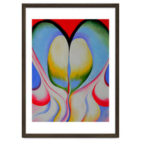 Georgia O’Keeffe – Series 1, No. 8 (1918) | Expressive Abstract Watercolor of Organic Rhythm and Modernist Form