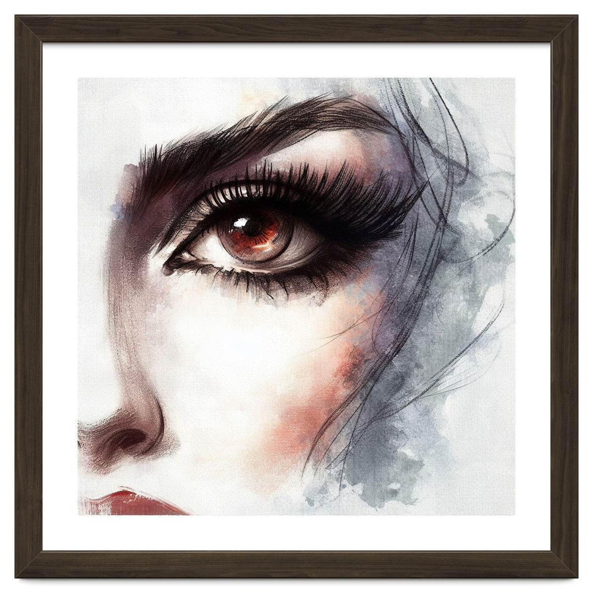 Amber Eye Portrait Fragment