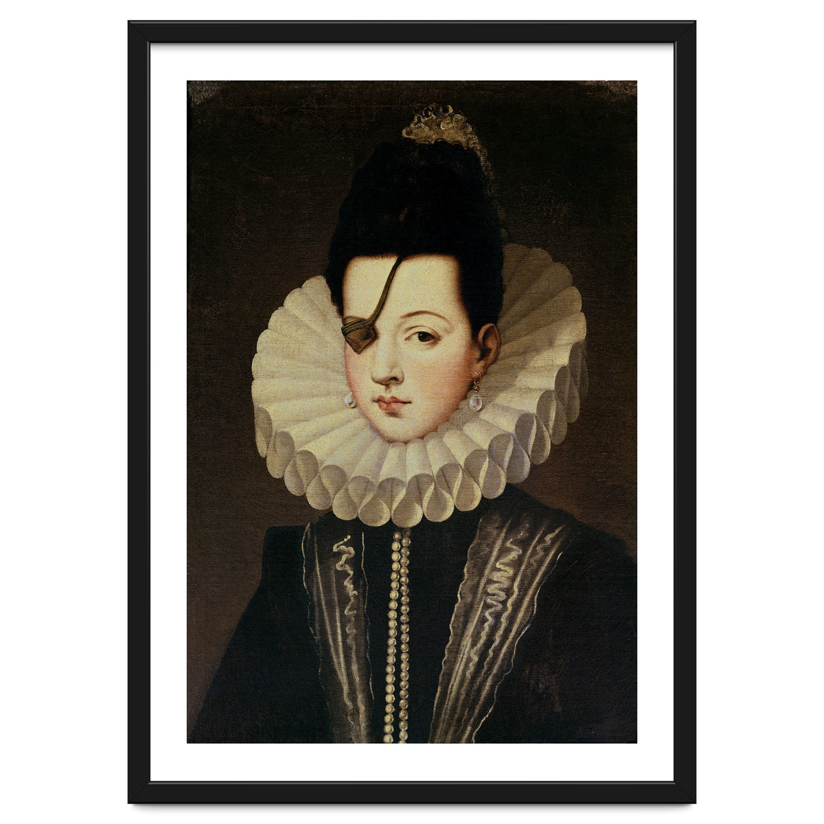 'Ana de Mendoza, Princess of Eboli', 16th century. ALONSO SANCHEZ COELLO. PASTRANA DUQUESA DE.