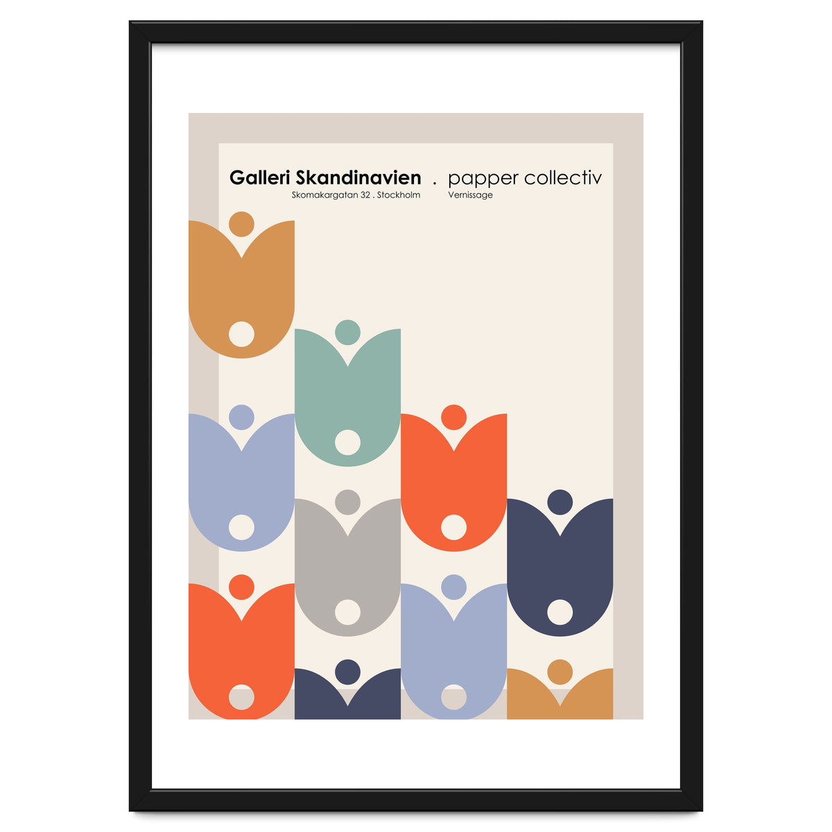 Stockholm Galleri Skandinavien Art Exhibition Poster