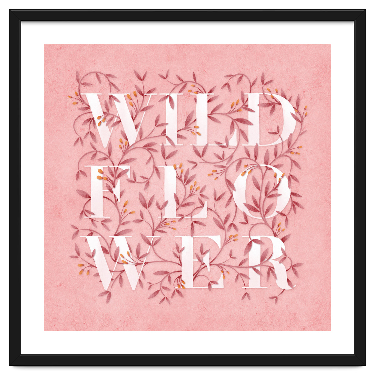 Wild Flower Typography