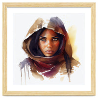 Watercolor Tuareg Woman #3