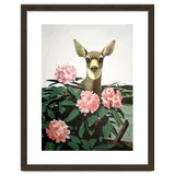 Japan, Doe in Blossom Bush thumbnail