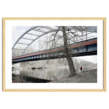 Fishing man under the bridge thumbnail