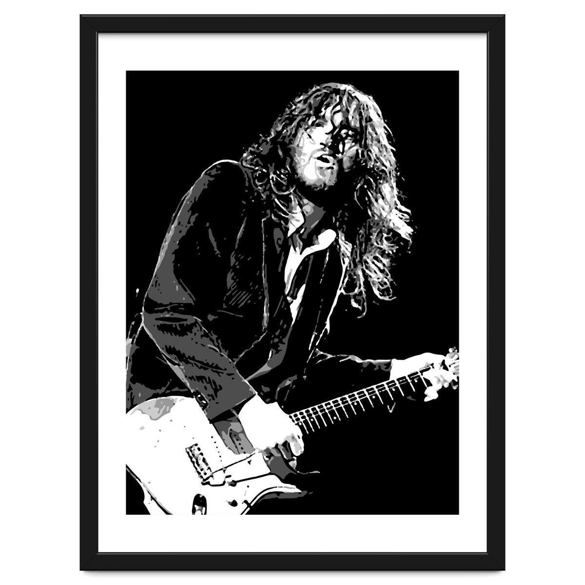 John Frusciante American Musician Legend in Monochrome