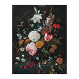 Jan Davidsz. de Heem (Utrecht, 1606-Amberes, 1683/4). Flowers in a glass Vase with Fruit (ca. 166... (Print Only) thumbnail