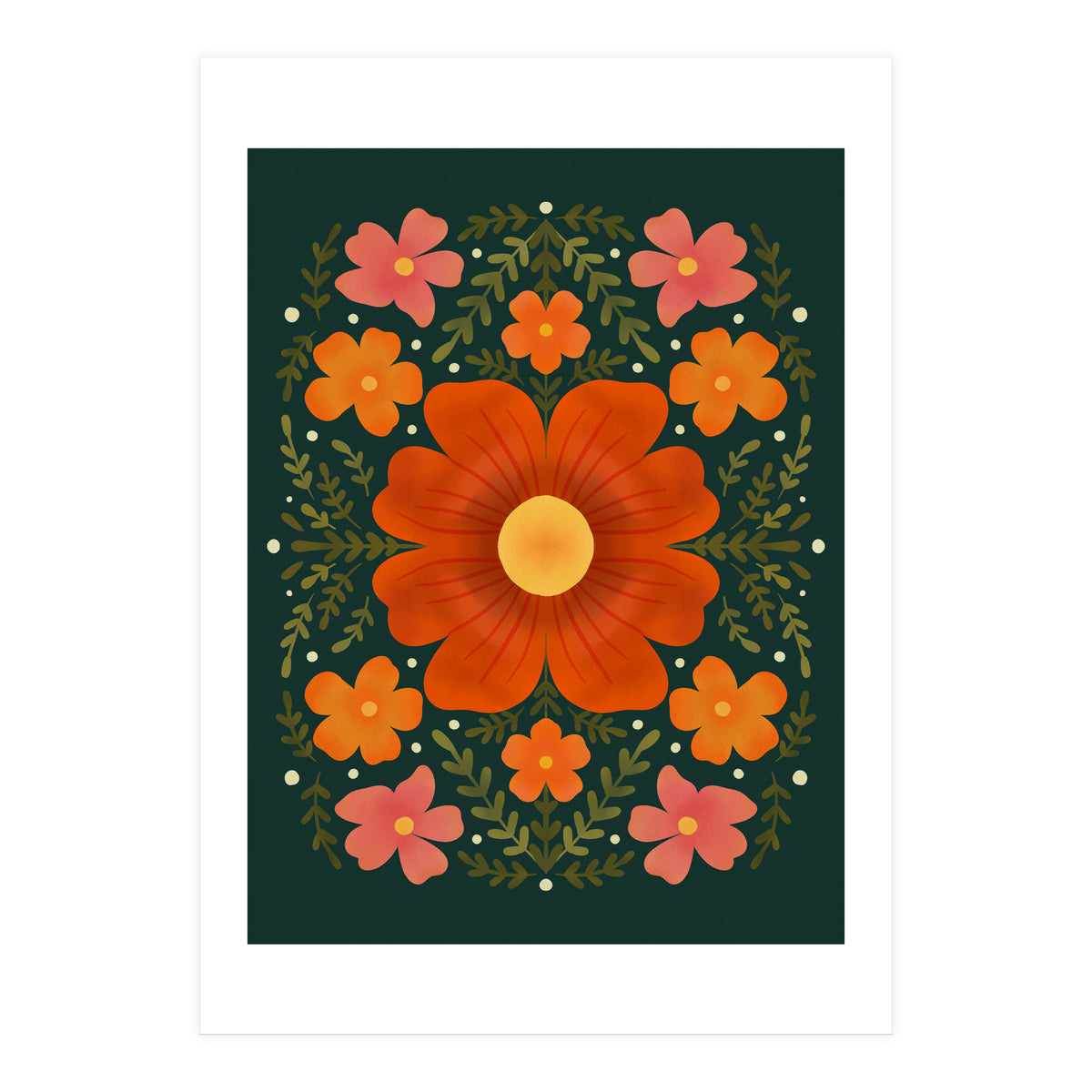 Red Flower (Print Only)