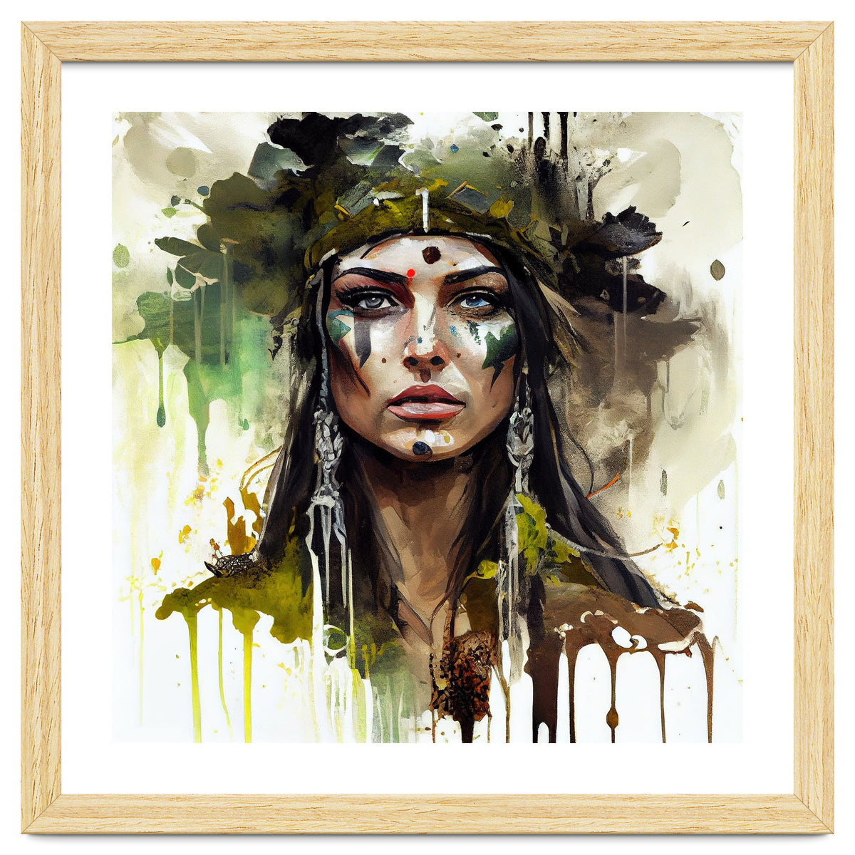 Ceremonial Druid Warrior Portrait