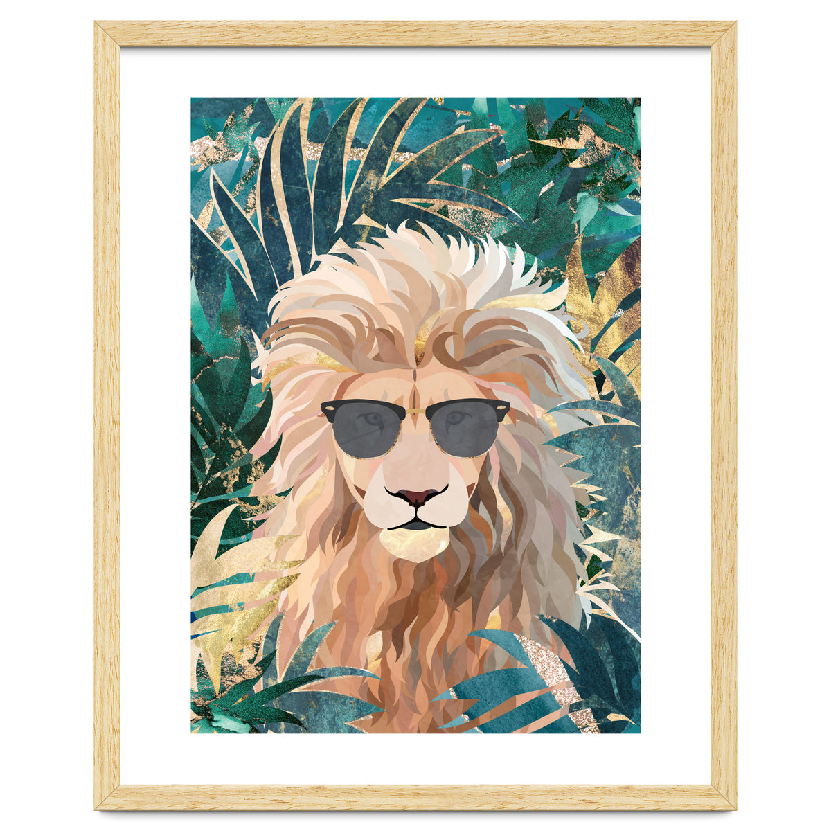 Lion Jungle wearing sunglasses