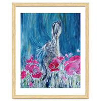 Hare And Poppies