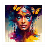 Butterfly Crown Hindu Portrait (Print Only) thumbnail