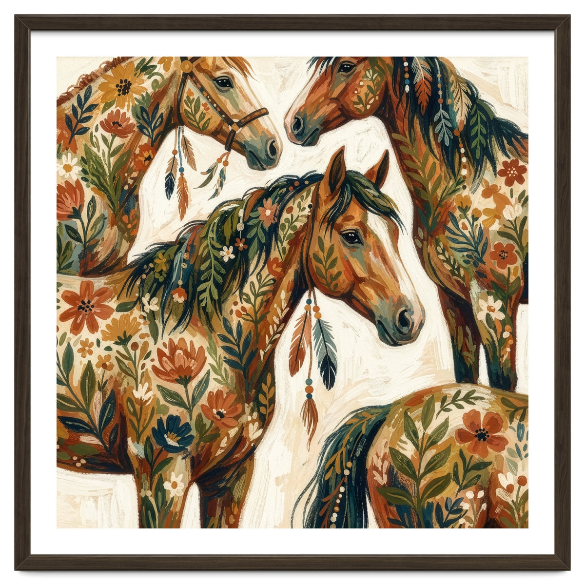 Rustic Horse Blossoms