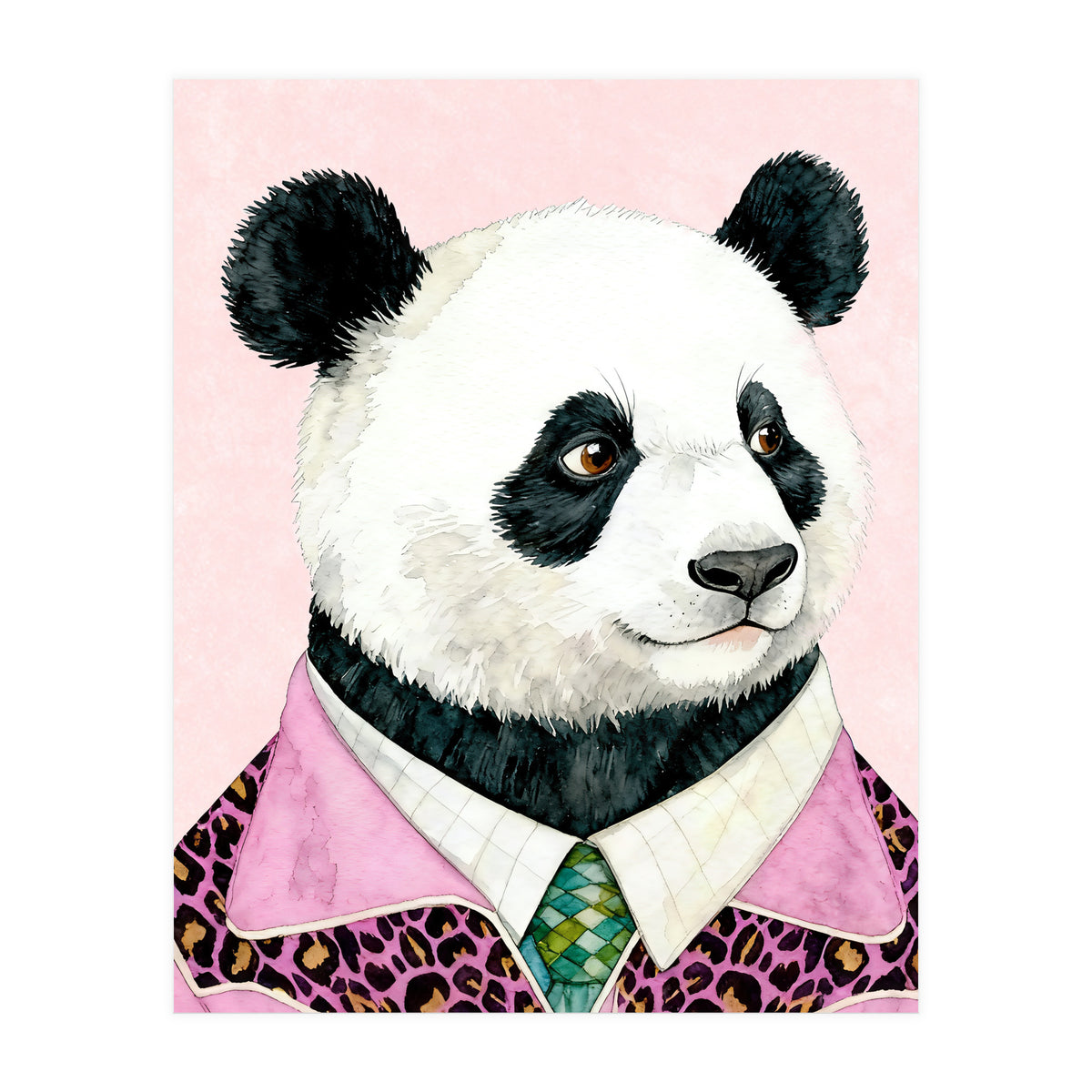 Panda Animal Fashion  (Print Only)