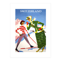 Skiing in Switzerland (Print Only)