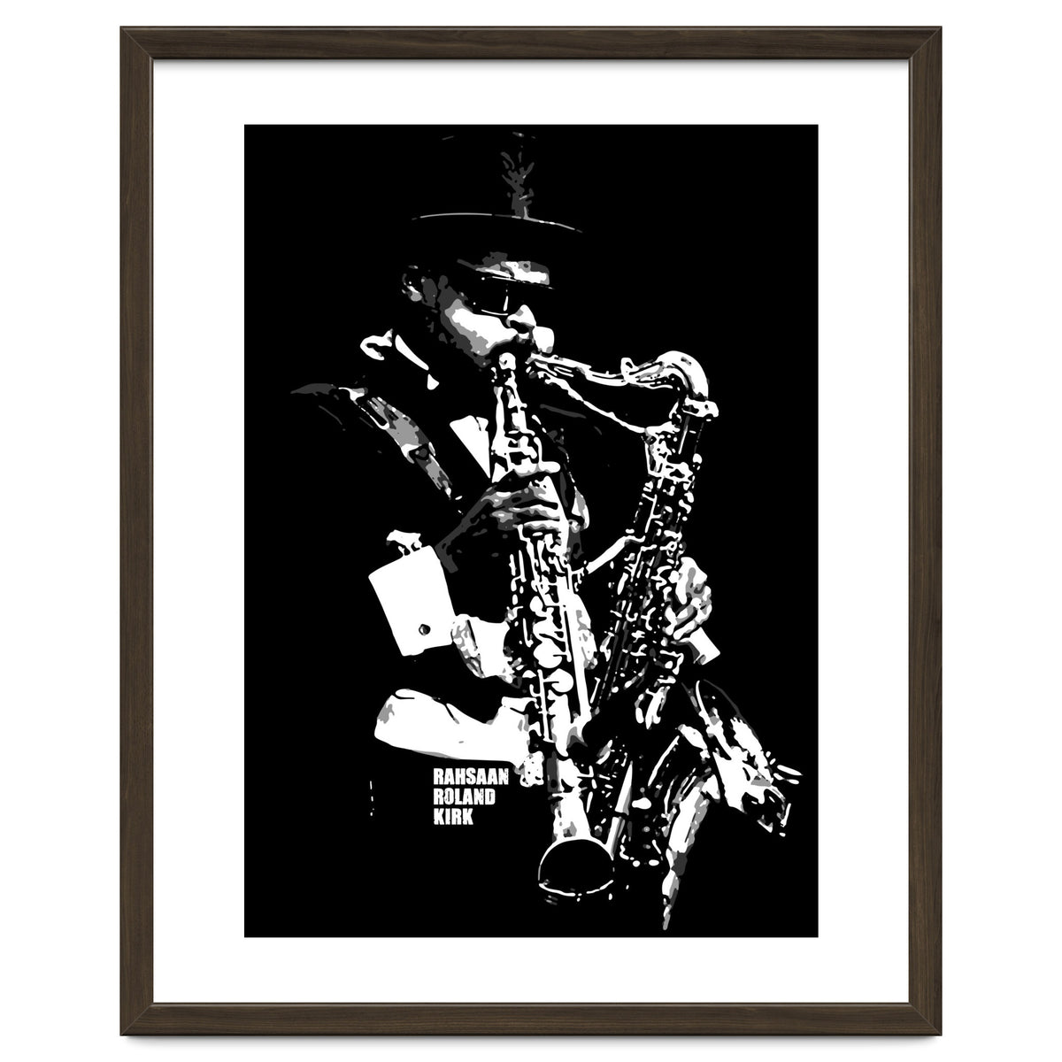 Rahsaan Roland Kirk American Jazz Multi-Instrumentalist