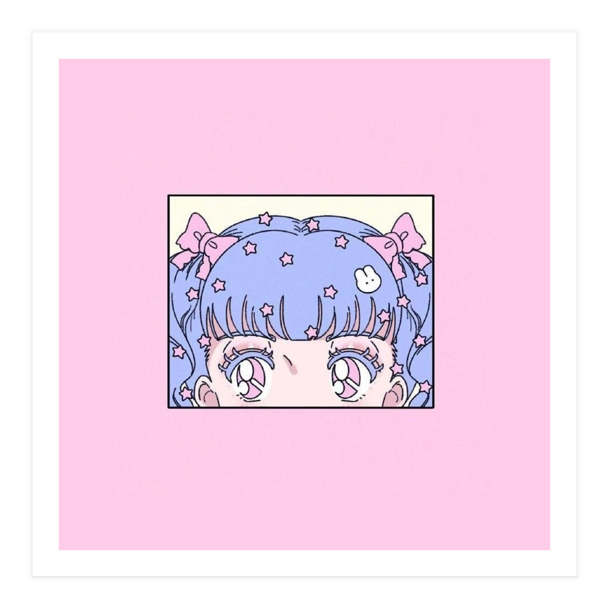 Dream Girl - Pastel Colors and Cute Stars (Print Only)