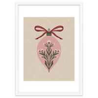 Christmas Floral Globe