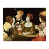 French school. The Cheater with the Ace of Diamonds. Le Tricheur à l'As de Carreaux. 17th century... (Print Only) thumbnail