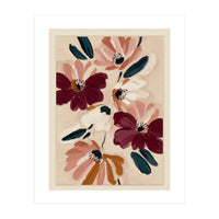 Blush And Wine Blossoms I (Print Only)