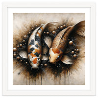 Powerful Koi Fish Pair