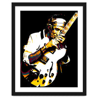 Keith Richards American Rock Guitarist in Pop Art