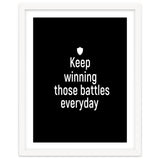 Keep winning those battles everyday thumbnail