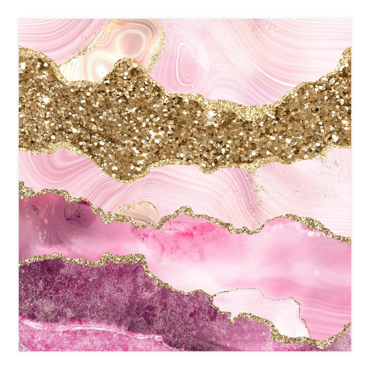 Agate Glitter Dazzle Texture 18  (Print Only)