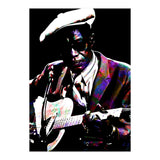 Lightnin' Hopkins American Country Blues Musician legend Colorful Art (Print Only) thumbnail