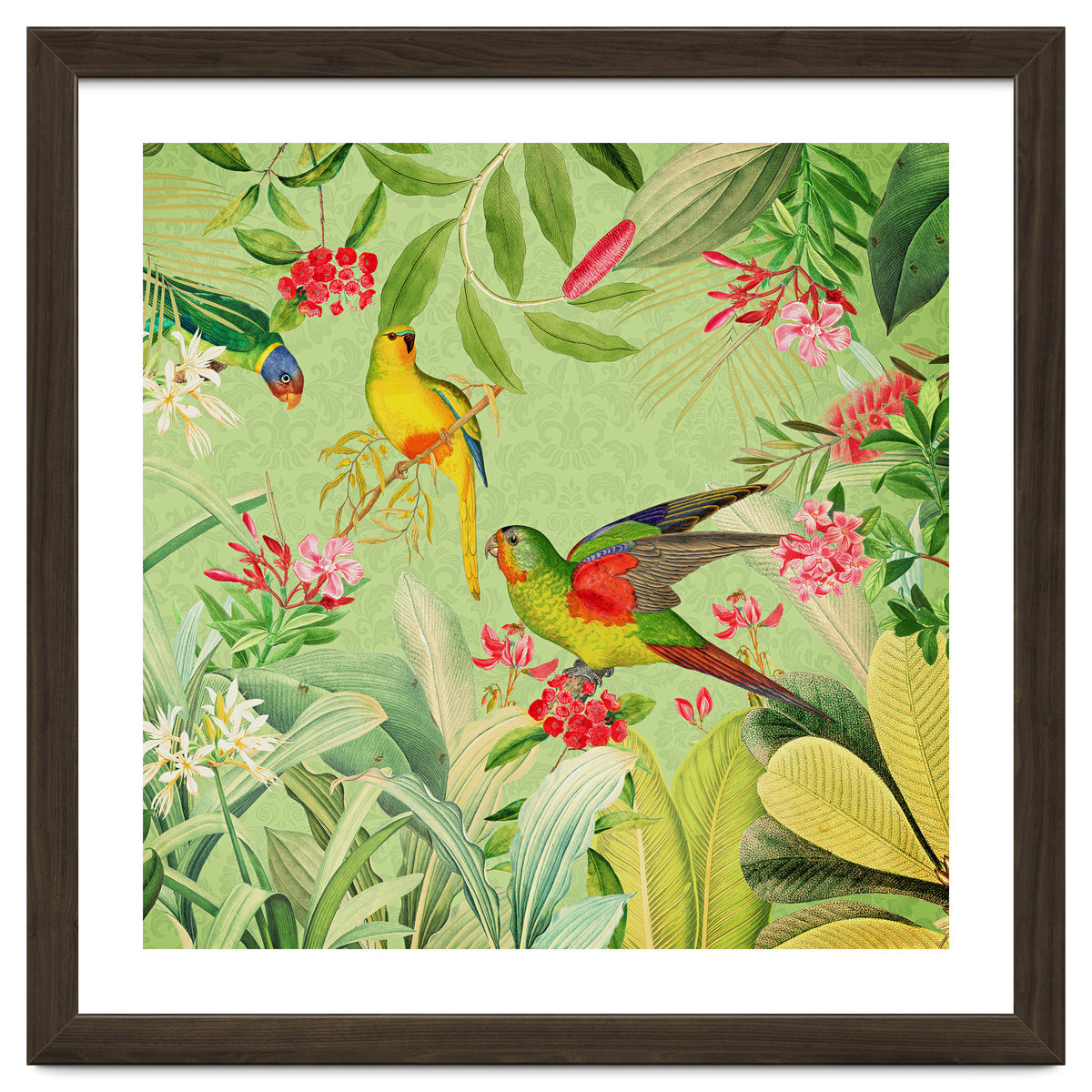 Summer Day Vintage Tropical Jungle