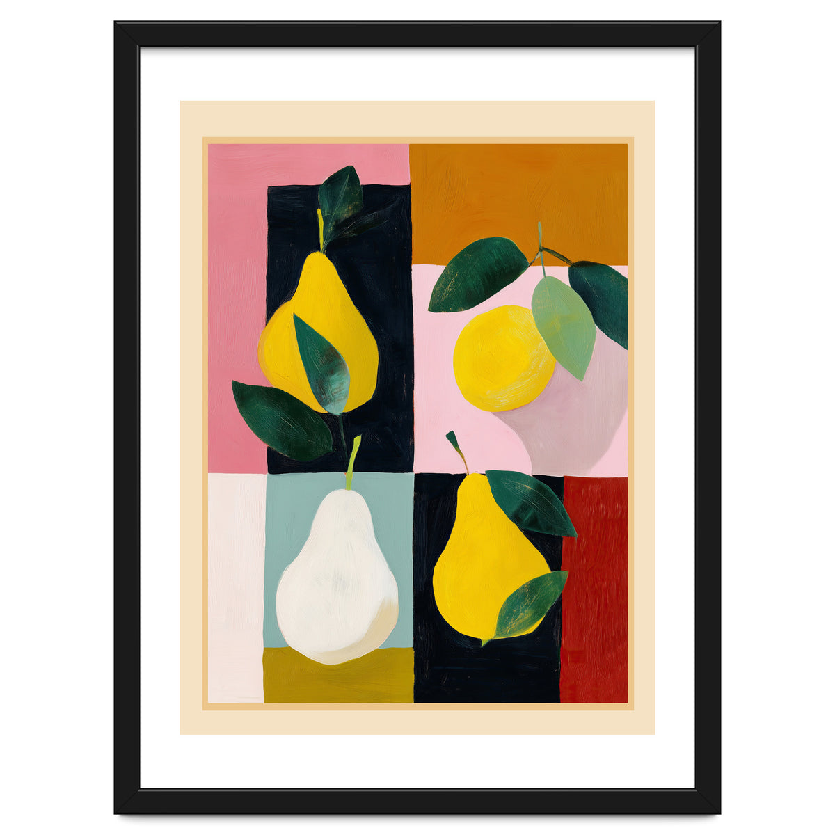 Modern Pears Still Life I