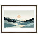 Serene Horizon: Minimalist Organic Landscape thumbnail